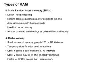H memory PPT