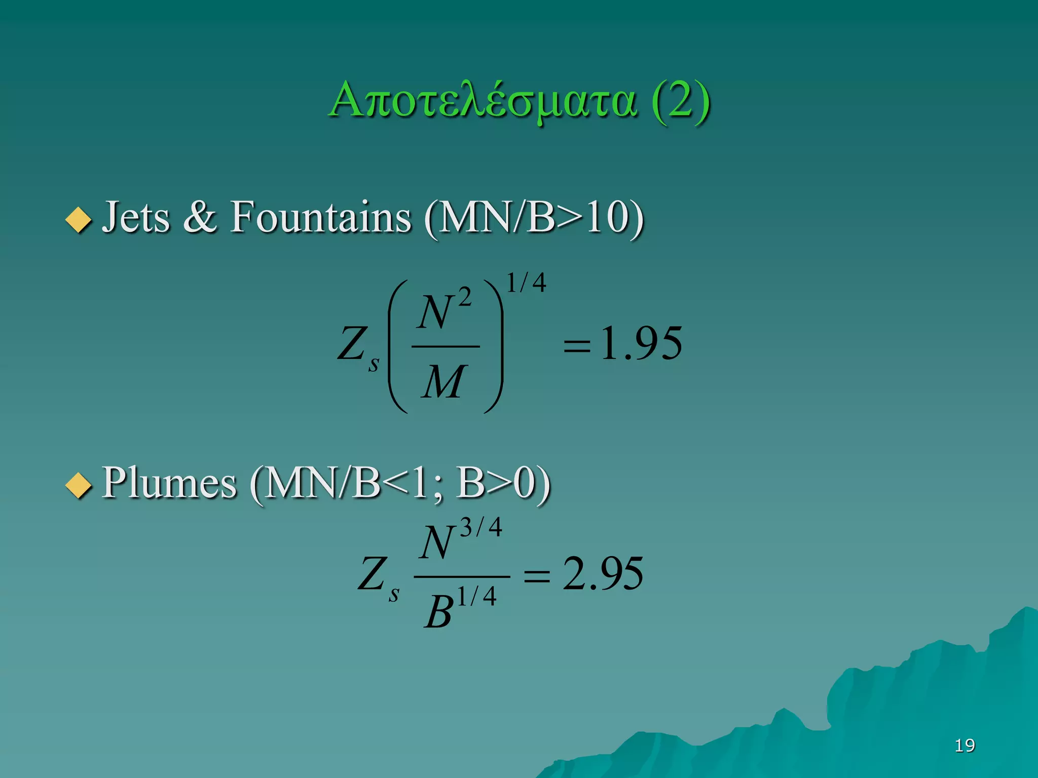 19
Αποτελέσματα (2)
 Jets & Fountains (MN/B>10)
 Plumes (MN/B<1; B>0)
95.1
4/12






M
N
Zs
95.24/1
4/3

B
N
Zs
 