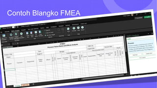 Contoh Blangko FMEA
 