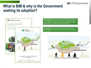 What is BIM & why is the Government
seeking its adoption?




3 | WWW.BENTLEY.COM
 