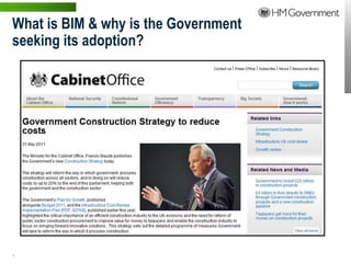 What is BIM & why is the Government
seeking its adoption?




4 | WWW.BENTLEY.COM
 