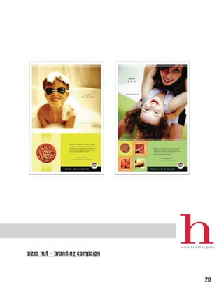 pizza hut – branding campaign



                                20
 