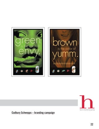 Cadbury Schwepps – branding campaign



                                       22
 