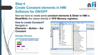 Hmi vfd modbus communication PDF