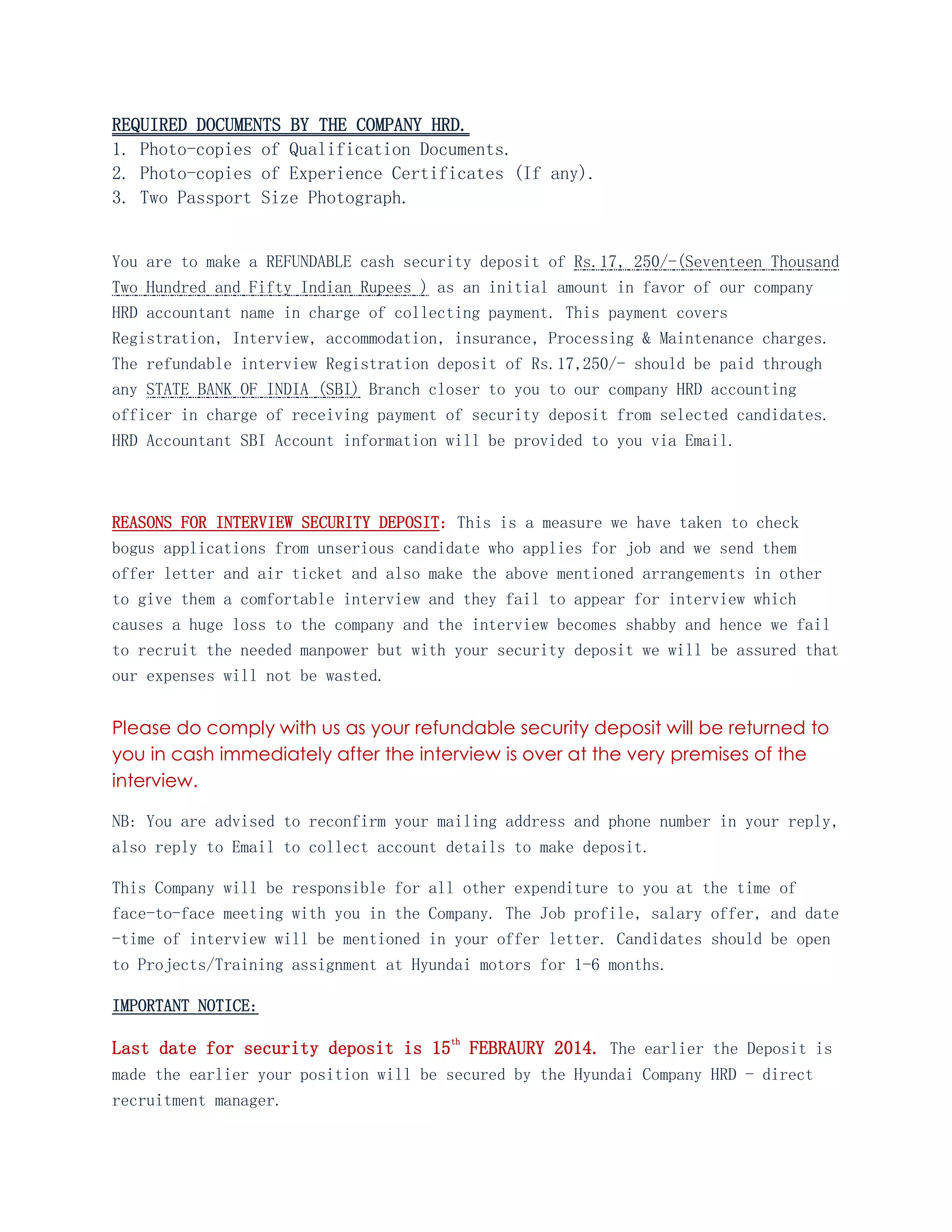 Hmil hyundai motors_india_limited__interview_call | PDF 