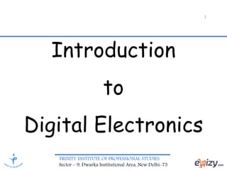 DIGITAL ELECTRONICS | PPTX