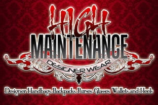 High Maintanence Logo