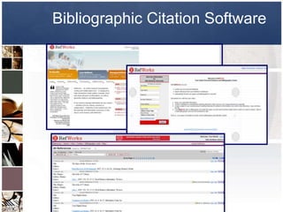 Bibliographic Citation Software
 