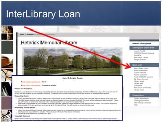 InterLibrary Loan
 