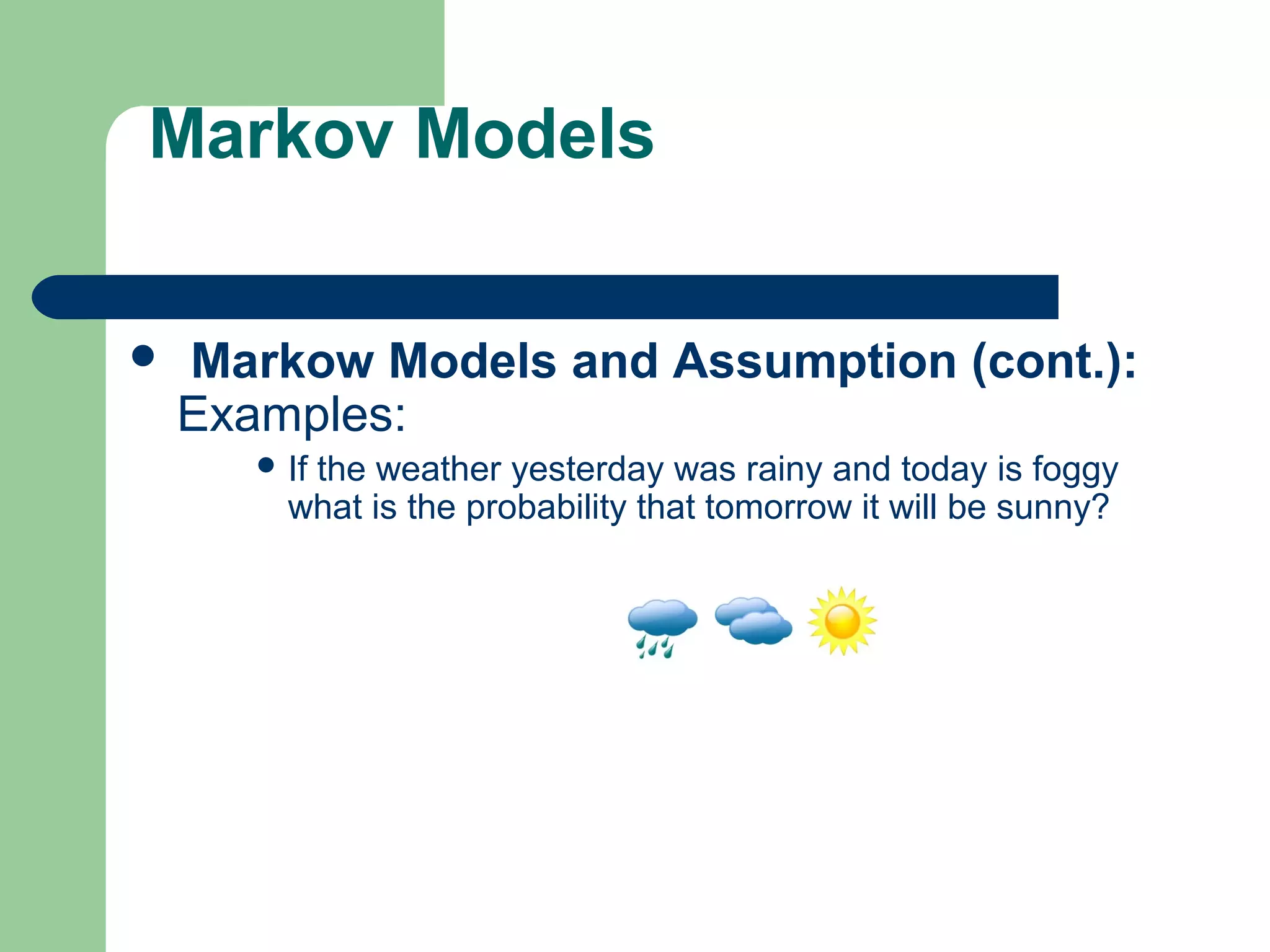 Hidden markov model ppt | PPT
