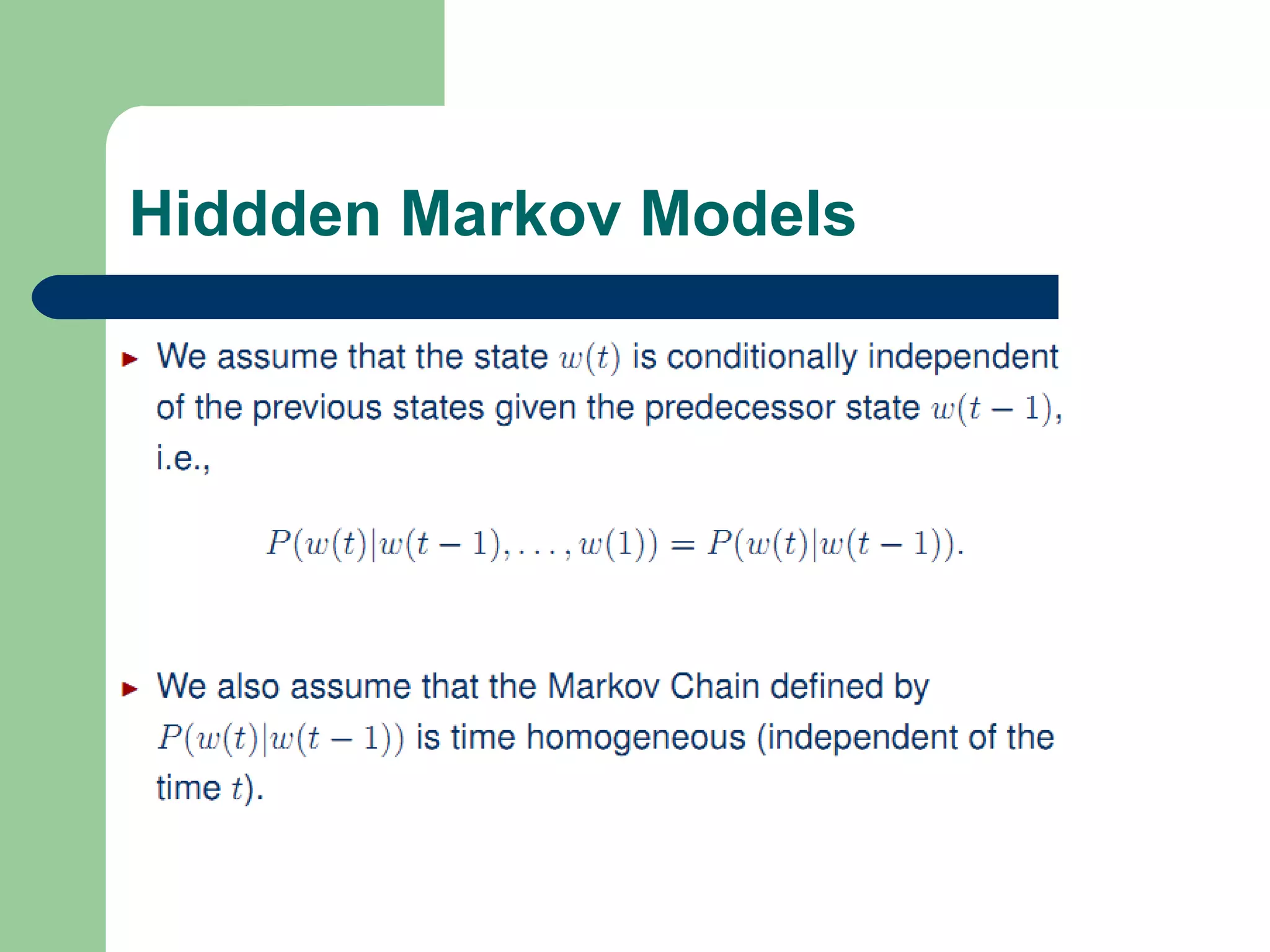 Hidden markov model ppt | PPT | Physics | Science