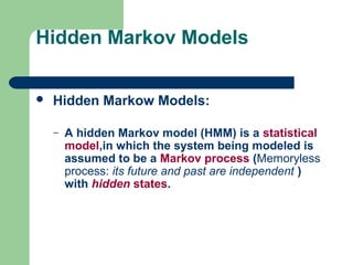 Hidden markov model ppt | PPT | Physics | Science