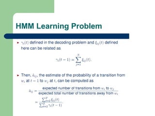 Hidden markov model ppt | PPT