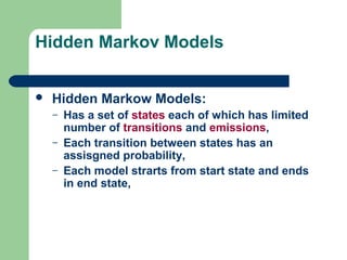 Hidden markov model ppt | PPT | Physics | Science