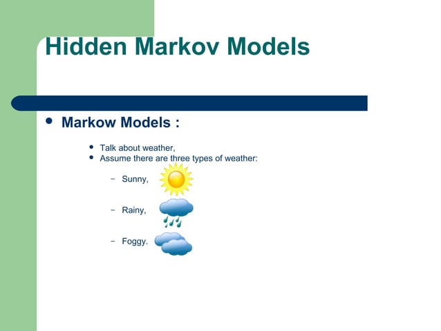 Hidden markov model ppt | PPT | Physics | Science