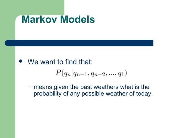 Hidden markov model ppt | PPT | Physics | Science