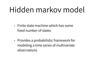 Hidden markov model | PPT