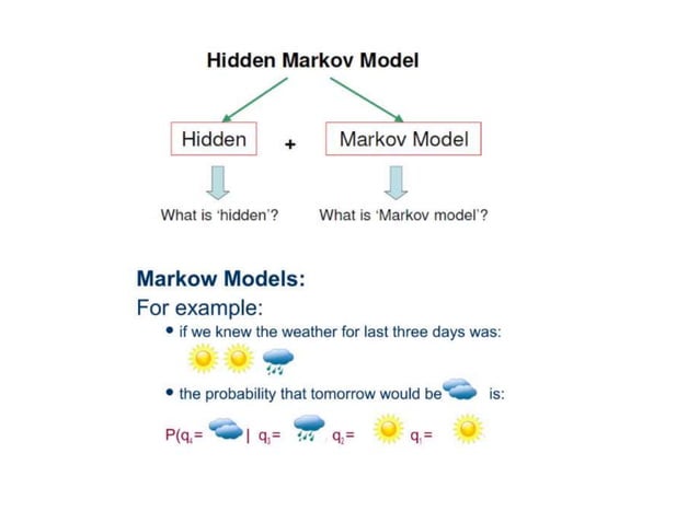 hidden markov model presentation best resources | PPT