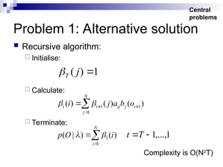 Comprehensive Overview of Hidden Markov Models: Theory, Algorithms, and ...