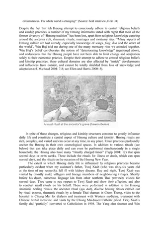 Hmong Cosmological Spaces And Religious Practices | PDF