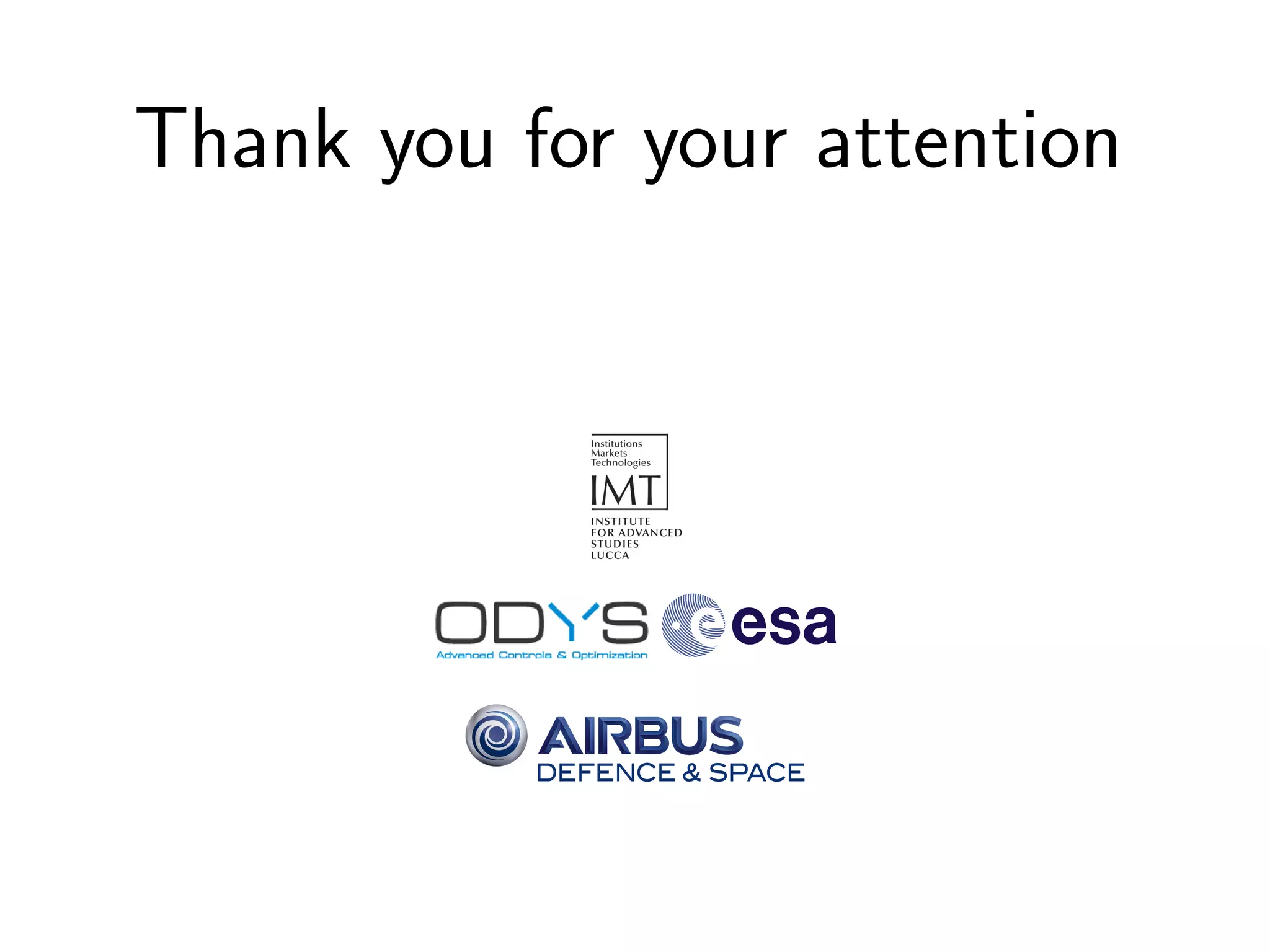 Thank you for your attention
 