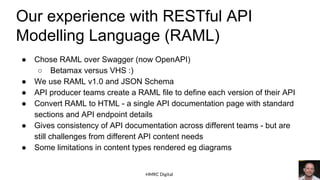 HMRC Developer Hub – an Experience Report | PPT