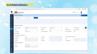 4.1 In-Patient admission :
 