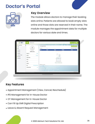 Hospital Management System Software Brochure | PDF