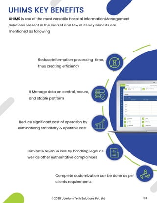 Hospital Management System Software Brochure | PDF