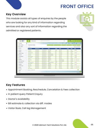 Hospital Management System Software Brochure | PDF