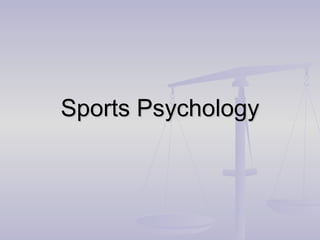 Sports PsychologySports Psychology
 