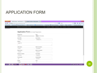 APPLICATION FORM
22
 