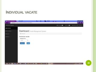INDIVIDUAL VACATE
40
 