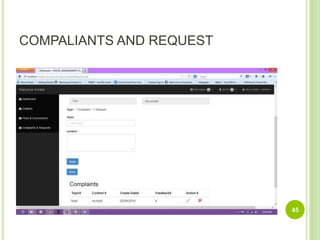 COMPALIANTS AND REQUEST
45
 