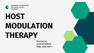 Host Modulating Tray HOST MODULATION THERAPY | PPTX