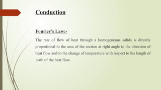 Comprehensive Overview of Heat Transfer: Conduction, Convection, and ...