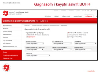 Gagnasöfn í keyptriáskrift BUHRBókasafnið| Sara ٱáԲóٳپ 