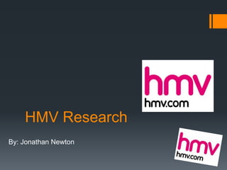 HMV Research
By: Jonathan Newton
 