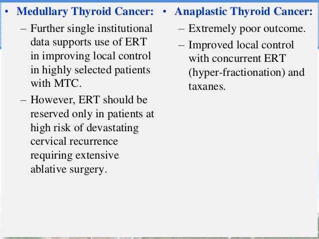 ERT in Thyroid Cancer