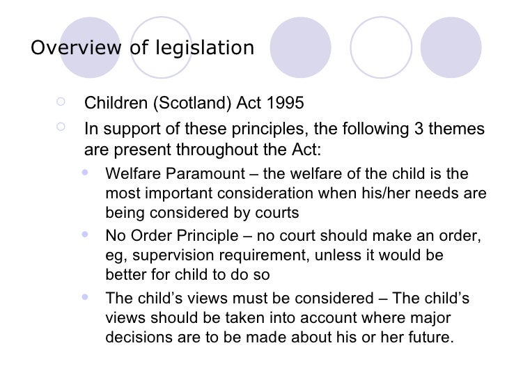 What Is Legislation In Childcare