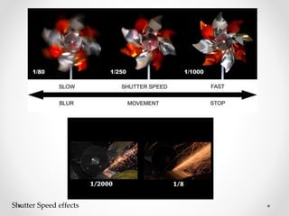 Shutter Speed effects
 