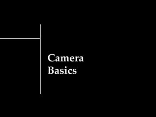 Camera
Basics
 