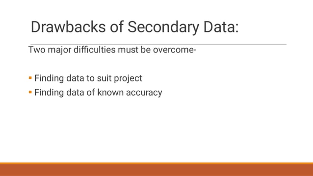 Methods of Primary and Secondary Data/ Research | PDF