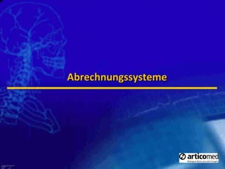 Abrechnungssysteme 