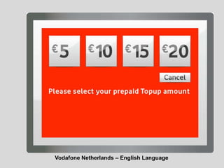 Vodafone Netherlands – English Language
 