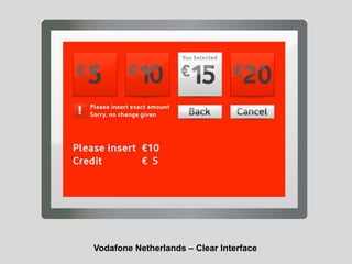 Vodafone Netherlands – Clear Interface
 