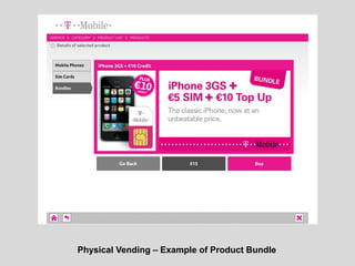 Physical Vending – Example of Product Bundle
 