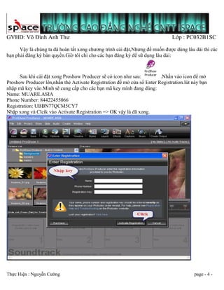 Hướng dẫn dùng proshow producer | PDF