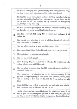 Hướng dẫn liên ngành công tác phòng chống dịch covid 19