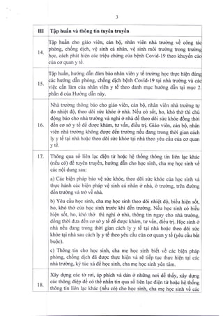Hướng dẫn liên ngành công tác phòng chống dịch covid 19